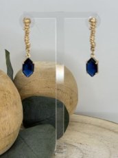 Gold blue stone